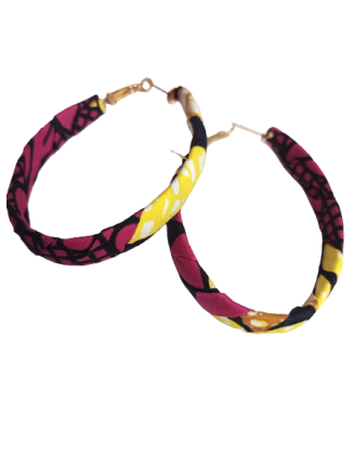 Stylish Floral Printed Hoop...