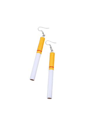 Lightning Cigarette Earrings