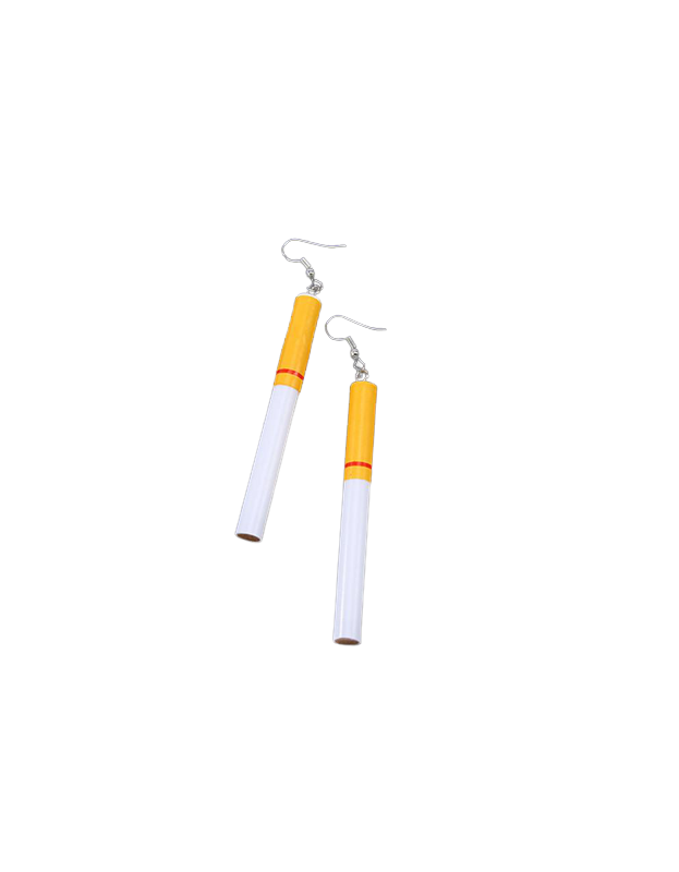 Lightning Cigarette Earrings