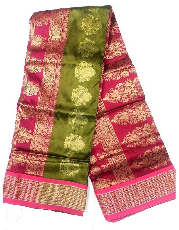 TSC Bomkai Silk Saree in Pink | Violet | Maroon with Tribal Motifs – The  Sambalpuri Company