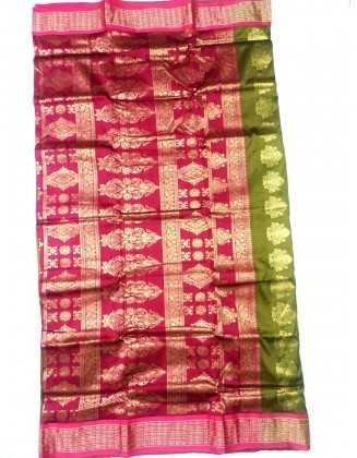 Exclusive Handwoven Bomkai Silk Saree on sale