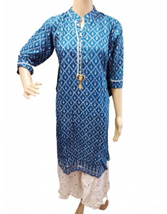 Embroidered Kurta Set With...