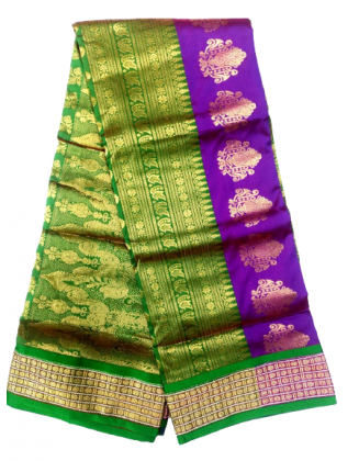 Ethnic Motifs Zari Pure...