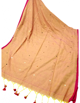 Dual Tone Ginni Khadi saree...