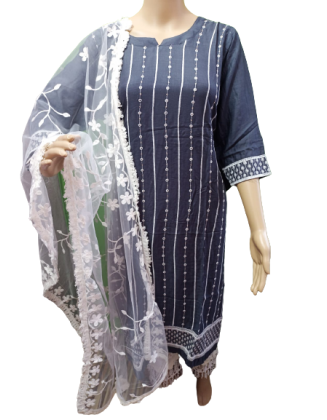 Rayon Kurta Set with Pant...