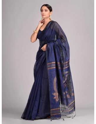 Soft Cotton Sequence Handloom Saree