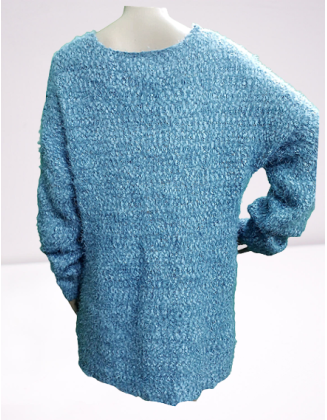 Stylish Blue Oversized Pullover for women Sweaters