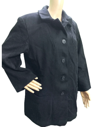 Full Black Coat for Women