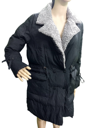 Women Black Winter Puffer Jacket