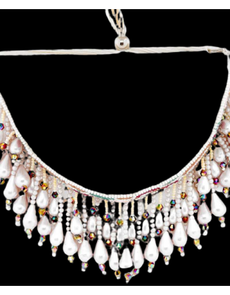 Beaded choker necklace